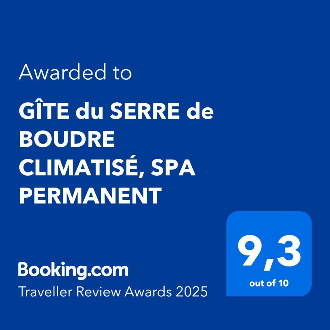 Gite Du Serre De Boudre Climatise, Spa Permanent Buisson Exteriör bild